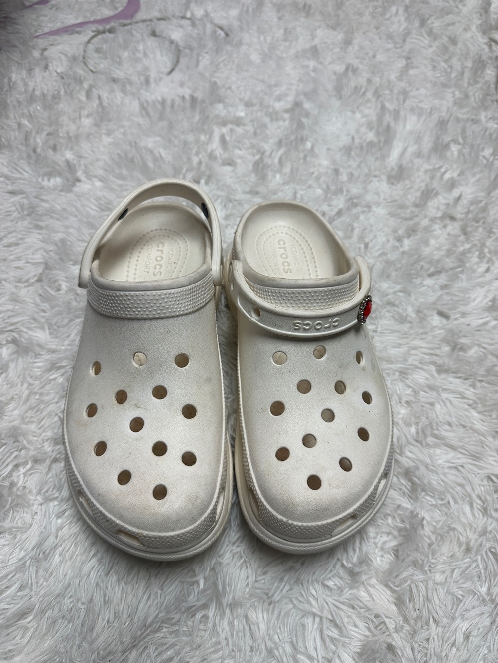 CROCS women’s ' Classic Clog in Ivory/Off-White